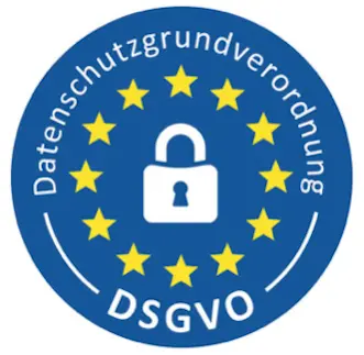 DSGVO-konform Rundsiegel